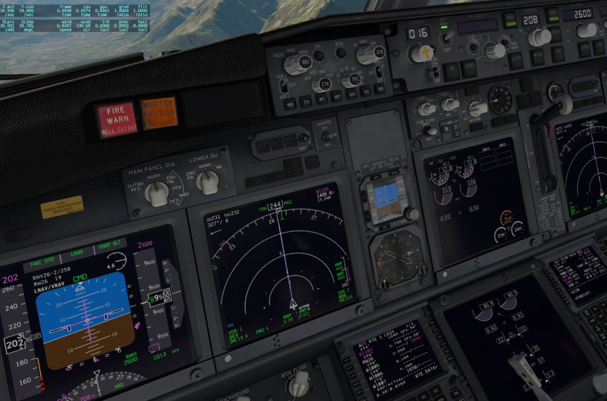 LOWI练习RNAV 26降落，为何过了最终进近点后，不能自动下高？-1682 