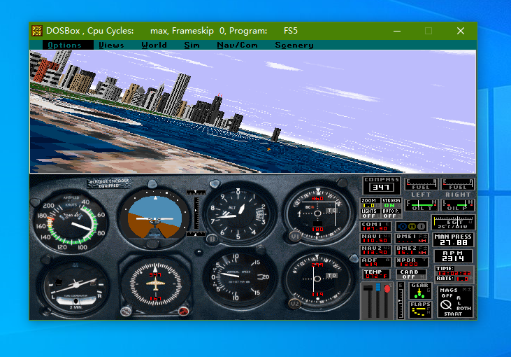 你们在期待微软模拟飞行2020，而我却玩起了第一代-9274 