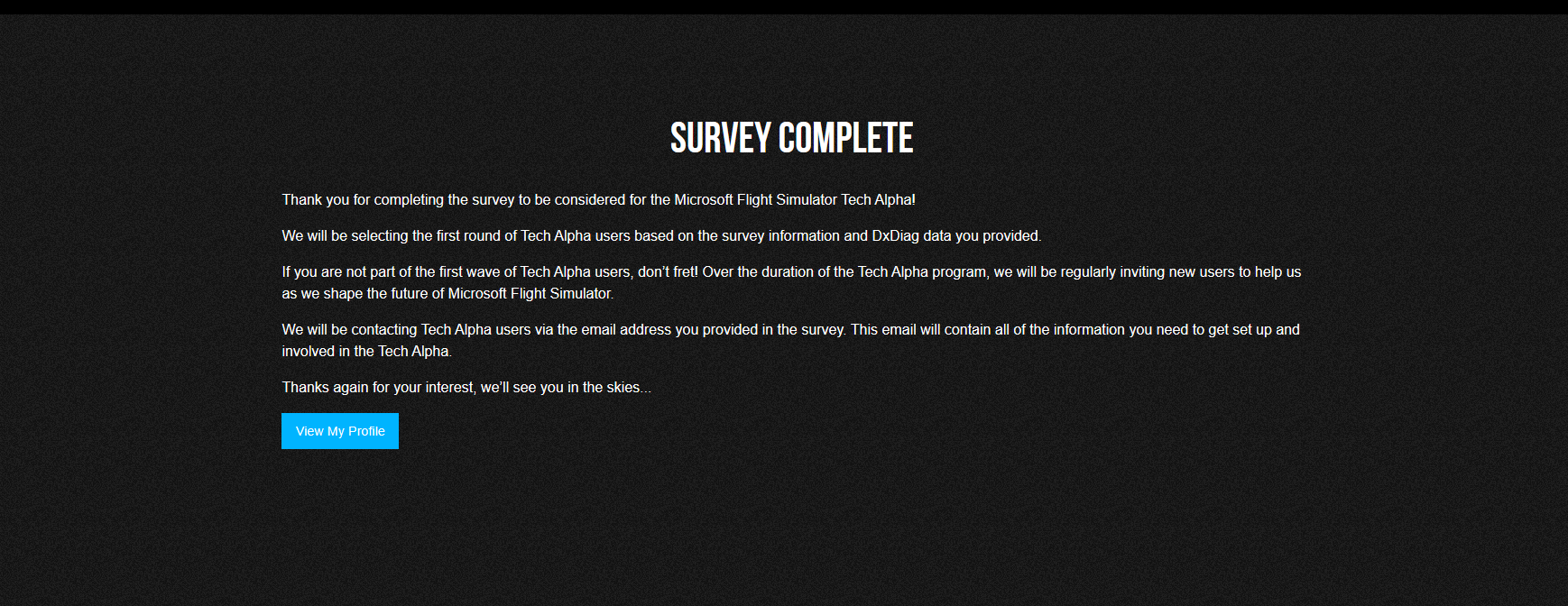 MSFS 2020  终于填上申请表了，漫长的期待正式开始！-8035 