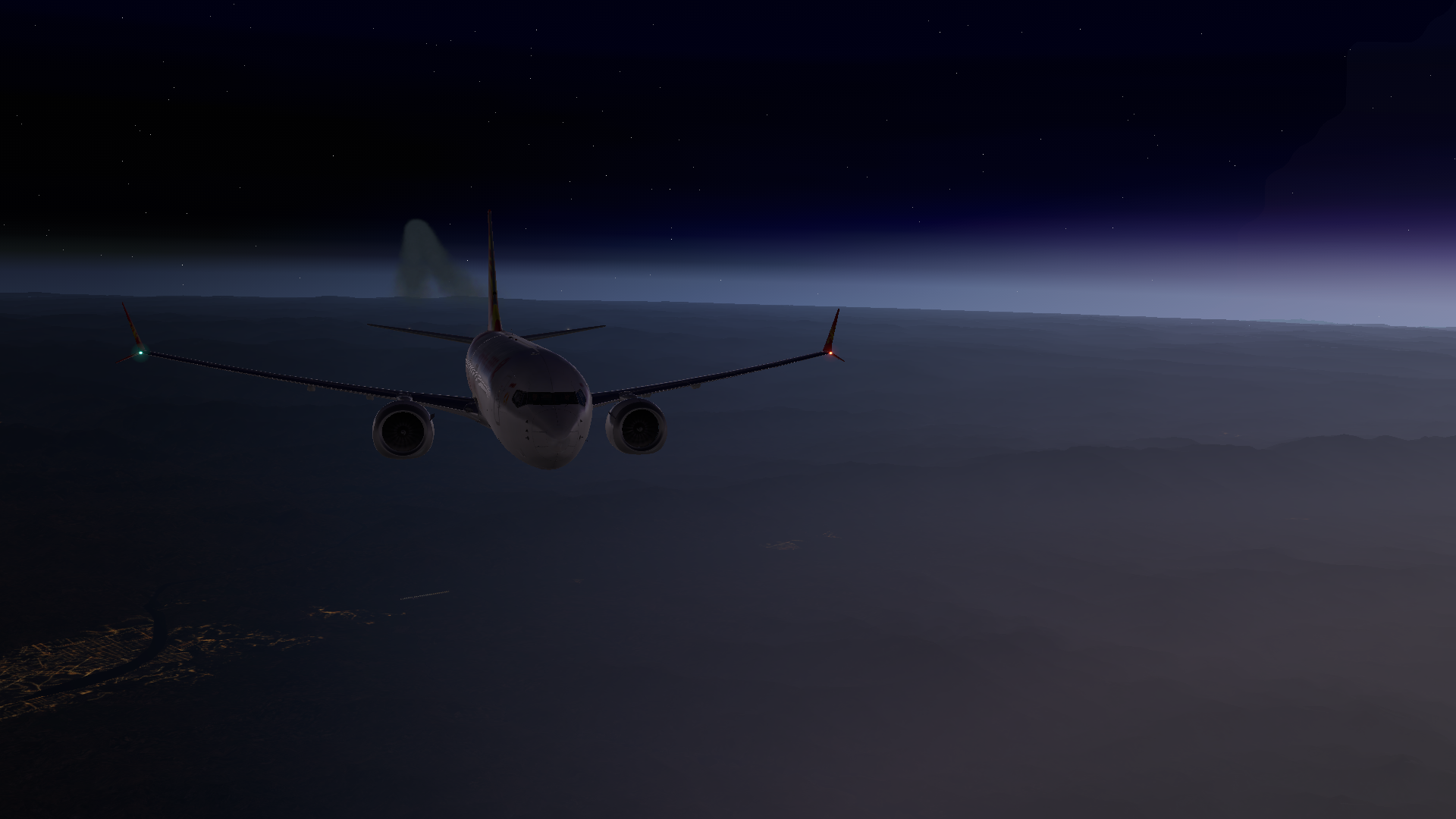 我玩XP11飞了好多次才遇到这一次太罕见了-2128 