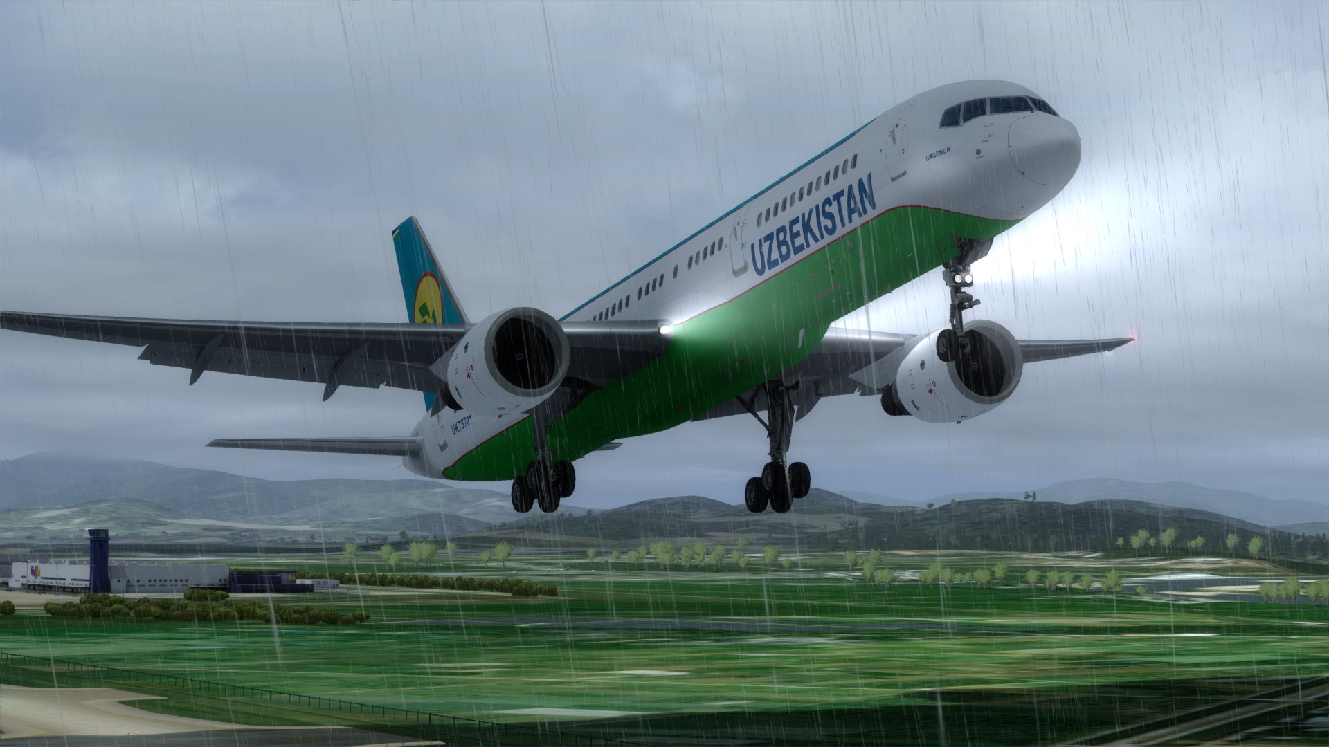 乌兹别克斯坦757广州试飞-7770 