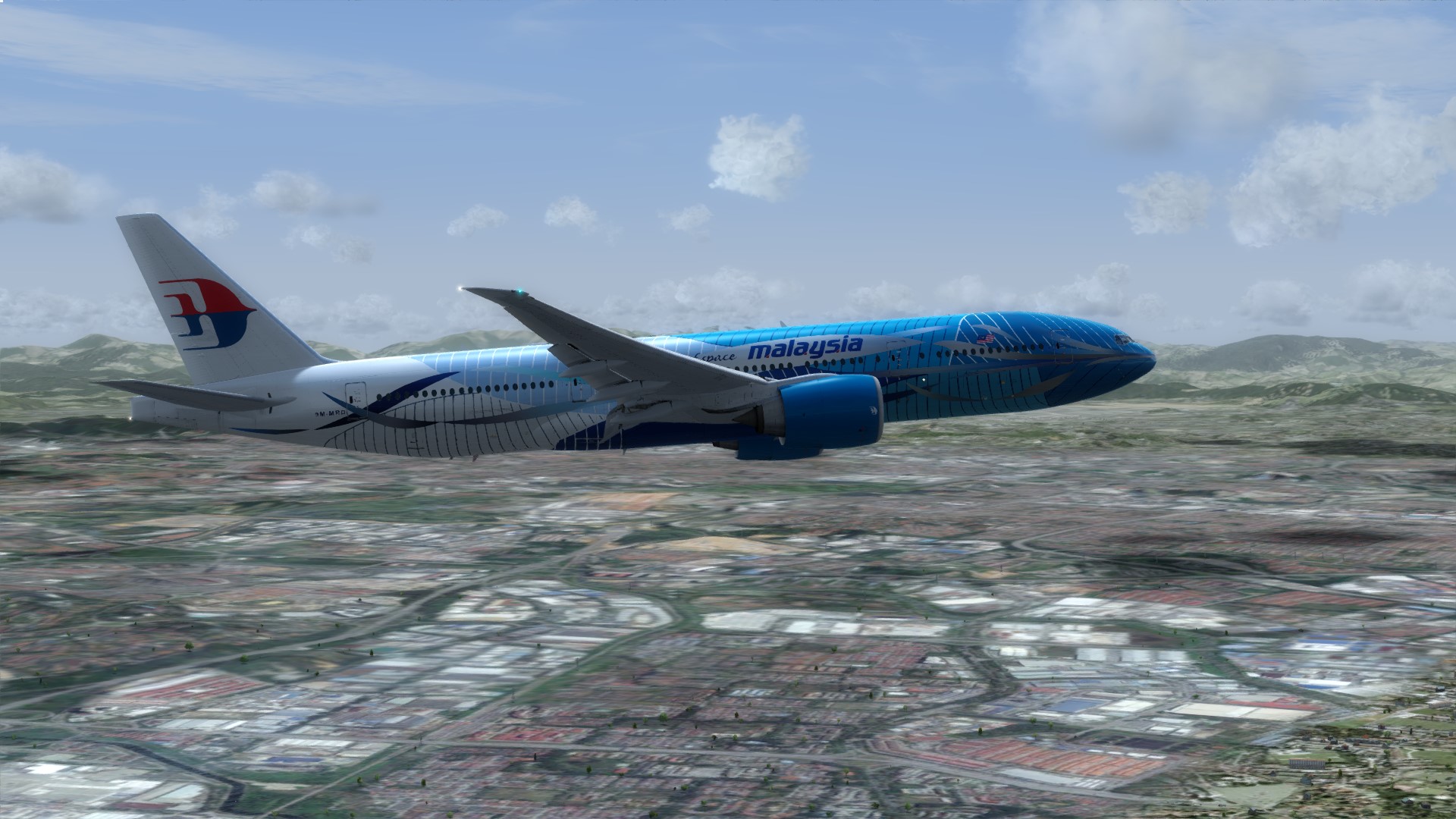 模拟飞行 RJAA-WMKK-7895 