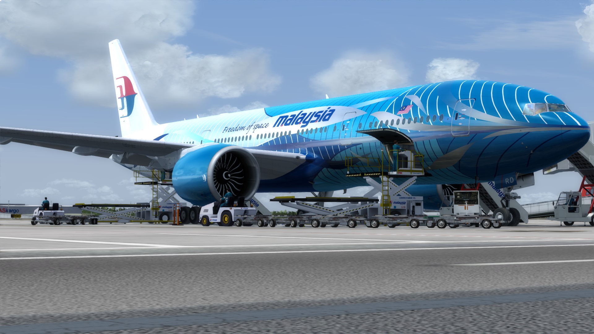 模拟飞行 RJAA-WMKK-5741 