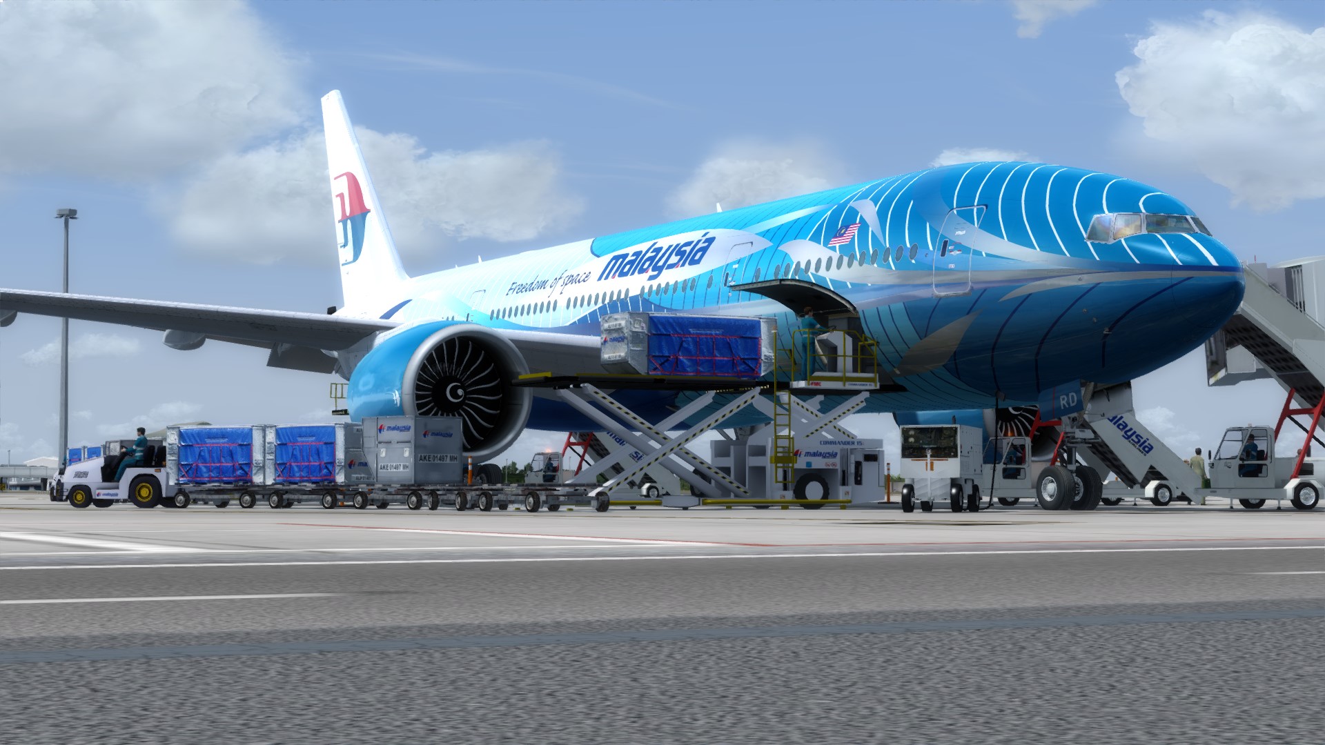 模拟飞行 RJAA-WMKK-1141 