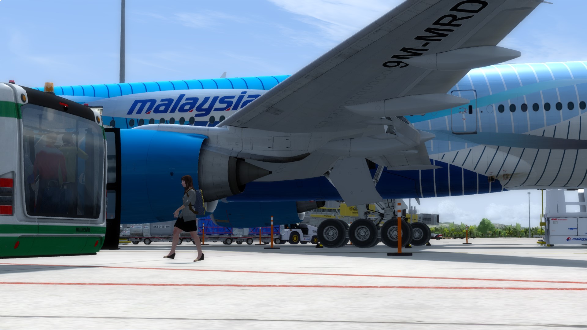 模拟飞行 RJAA-WMKK-8006 