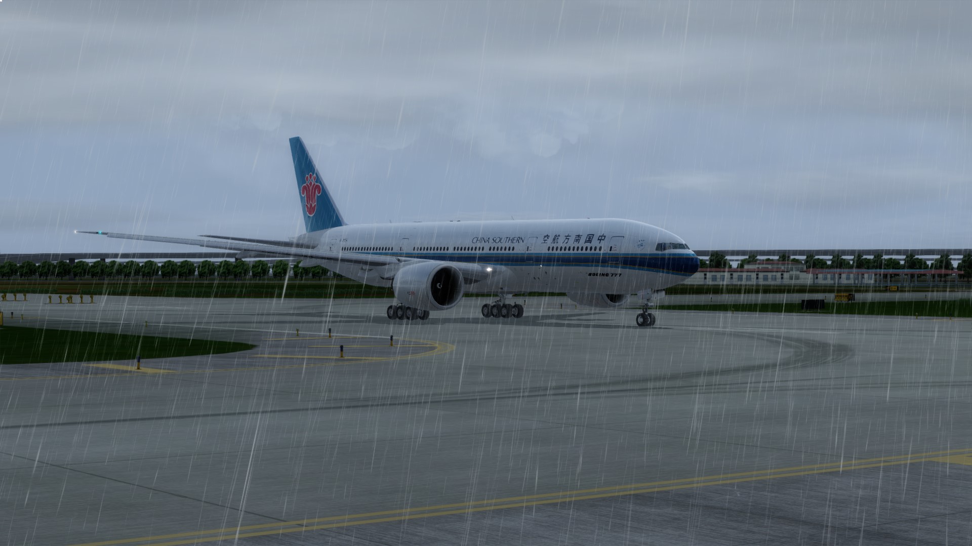 南航772虹桥起落-9501 