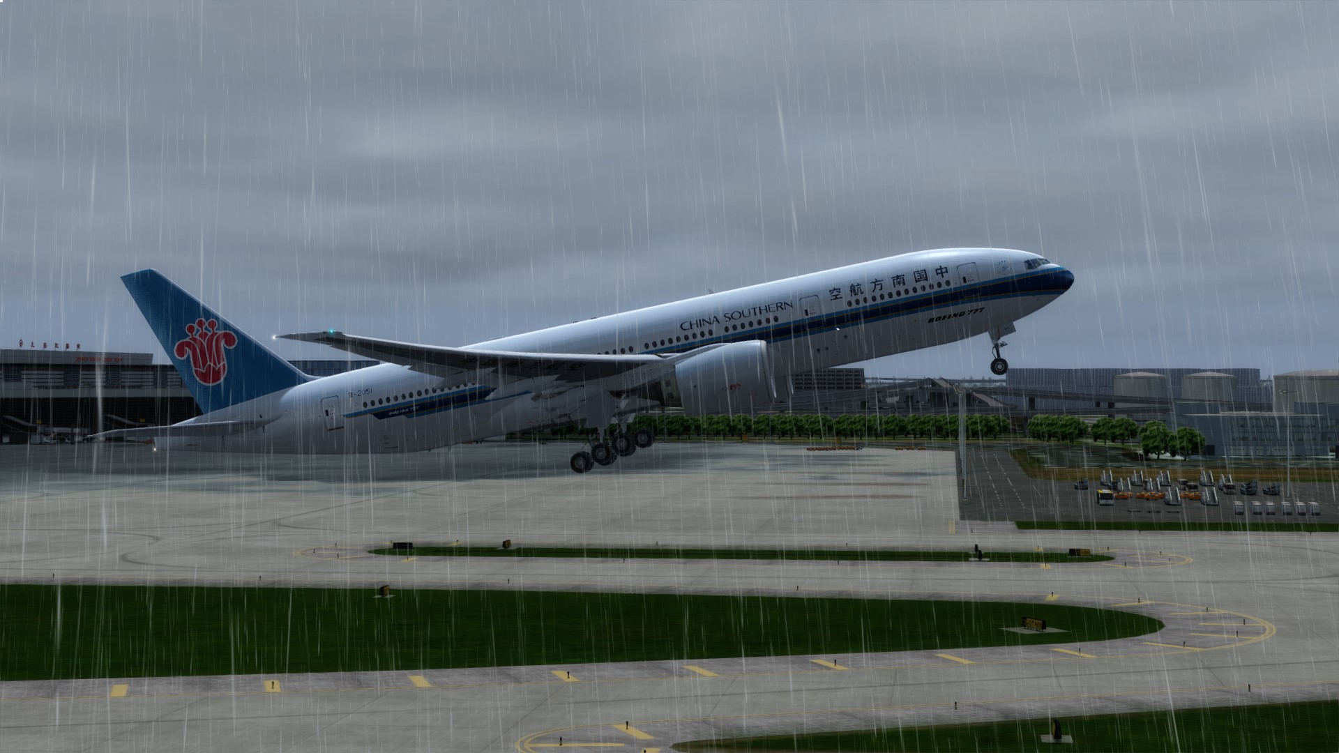 南航772虹桥起落-4757 