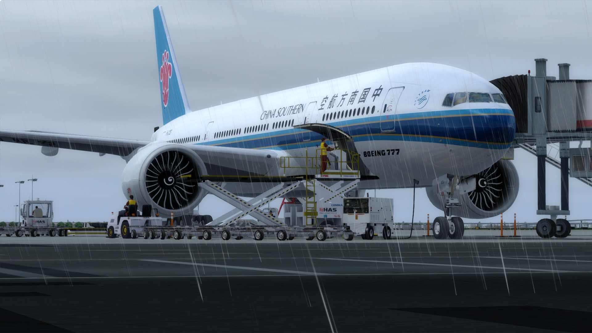 南航772虹桥起落-7262 