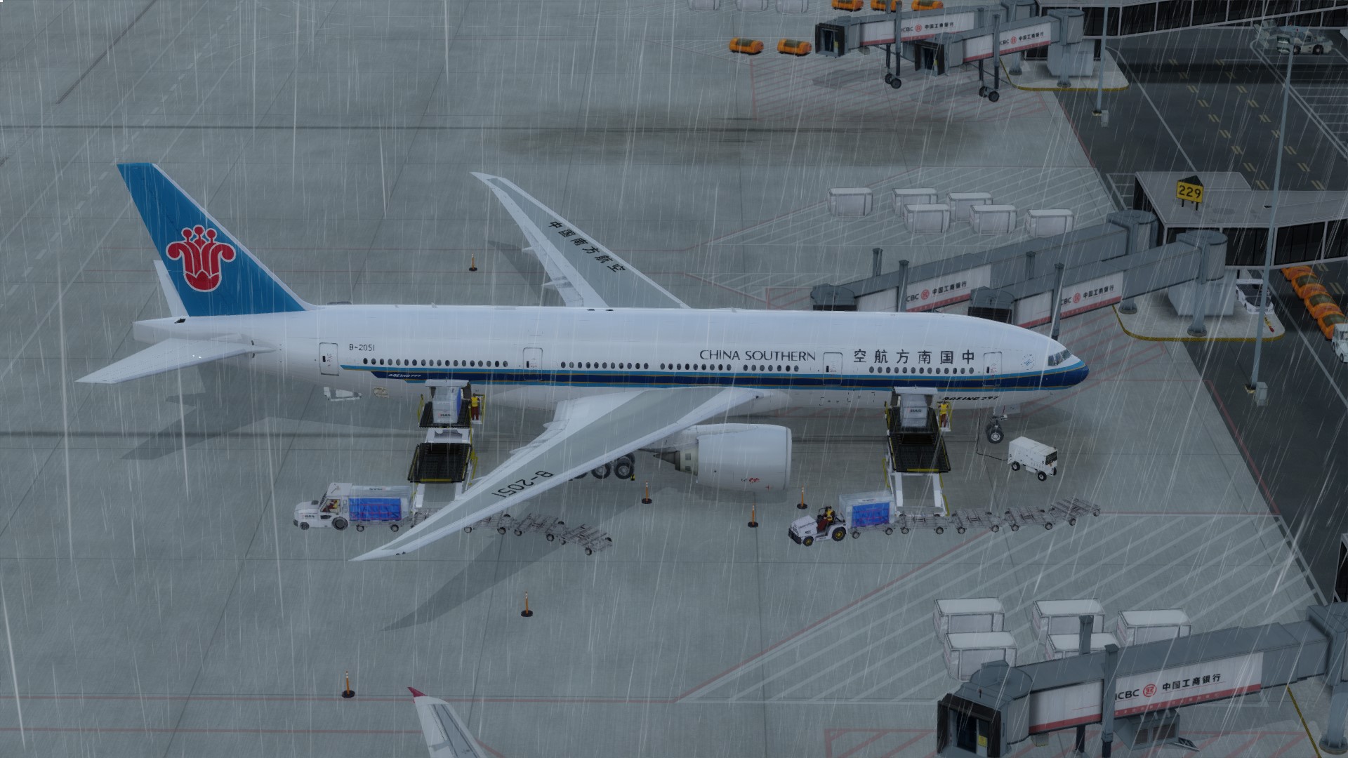 南航772虹桥起落-19 