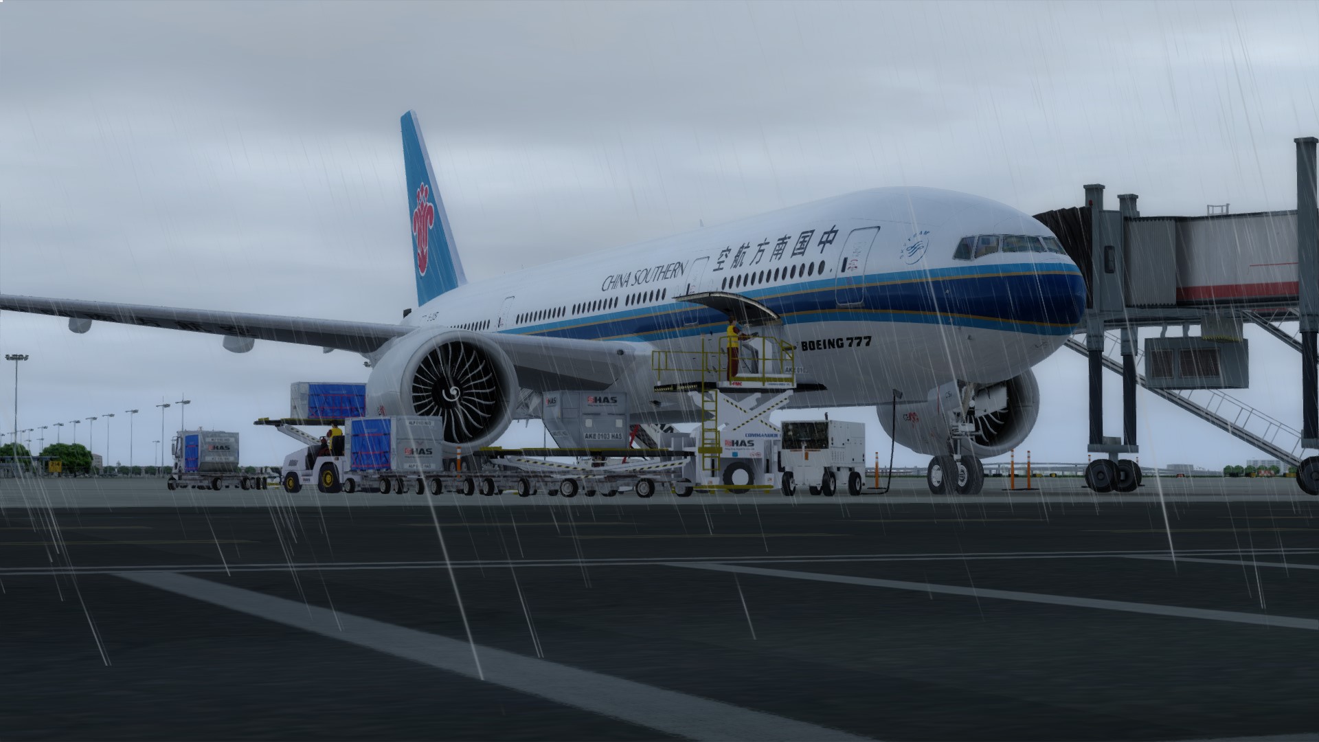 南航772虹桥起落-908 