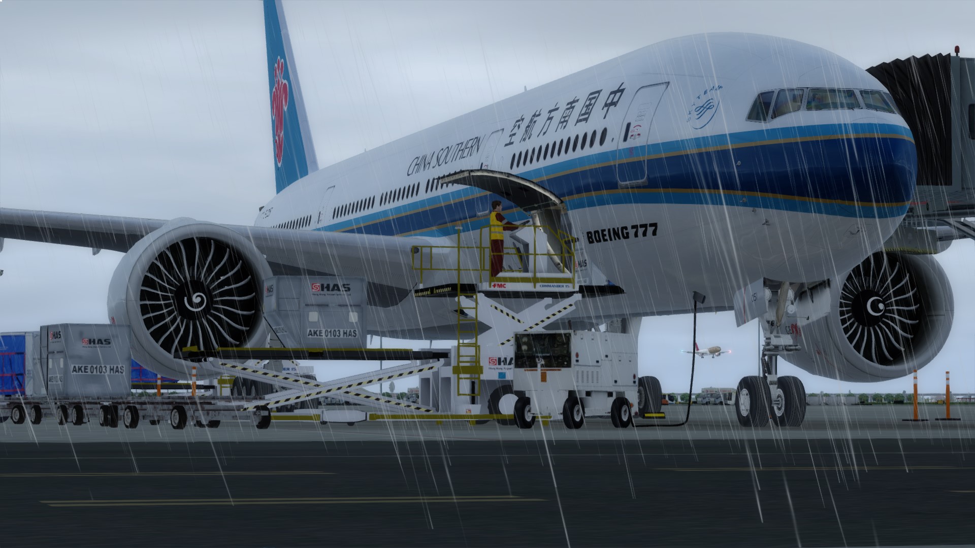 南航772虹桥起落-5204 