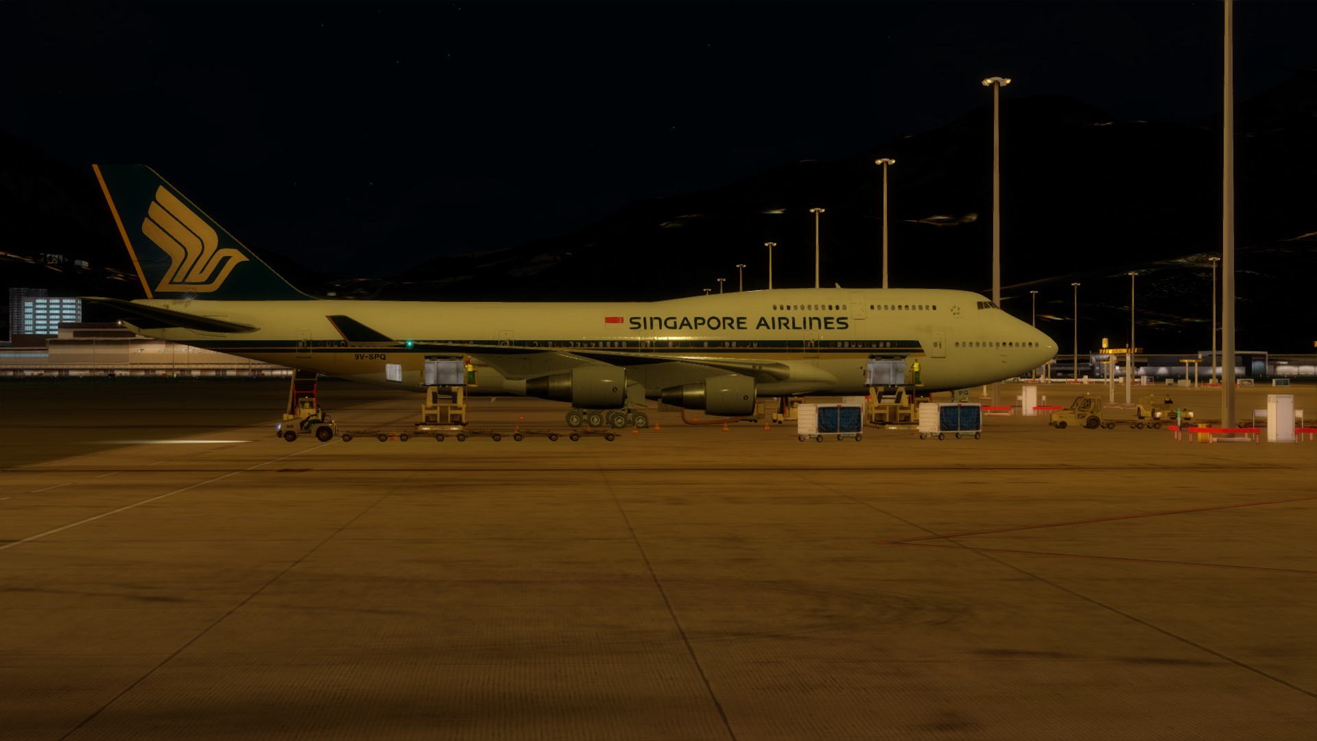 新航744 VHHH-VHHX调机飞行-1054 