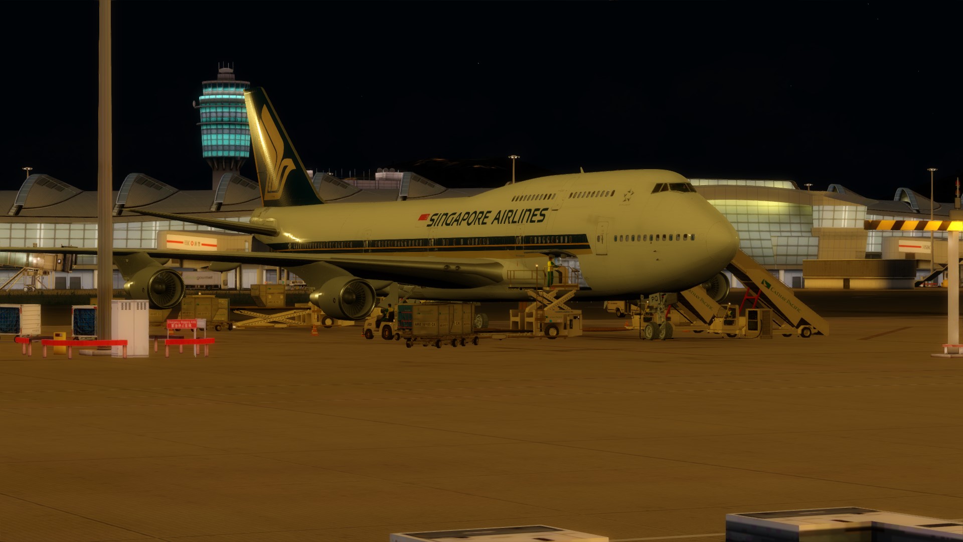 新航744 VHHH-VHHX调机飞行-6460 