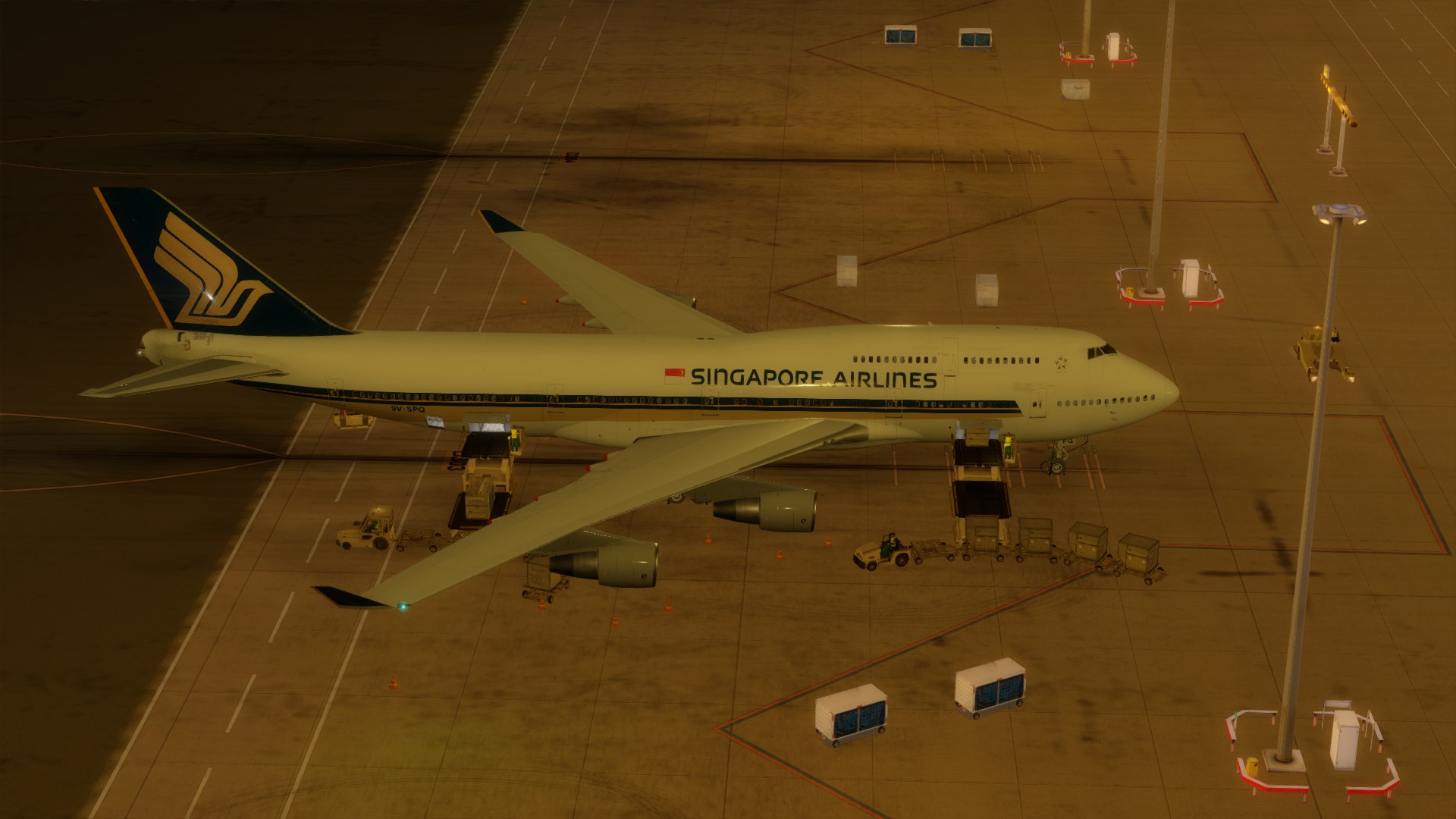 新航744 VHHH-VHHX调机飞行-5854 