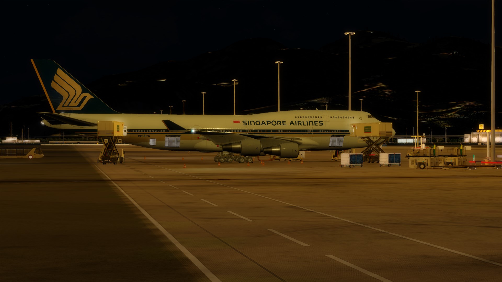 新航744 VHHH-VHHX调机飞行-9379 