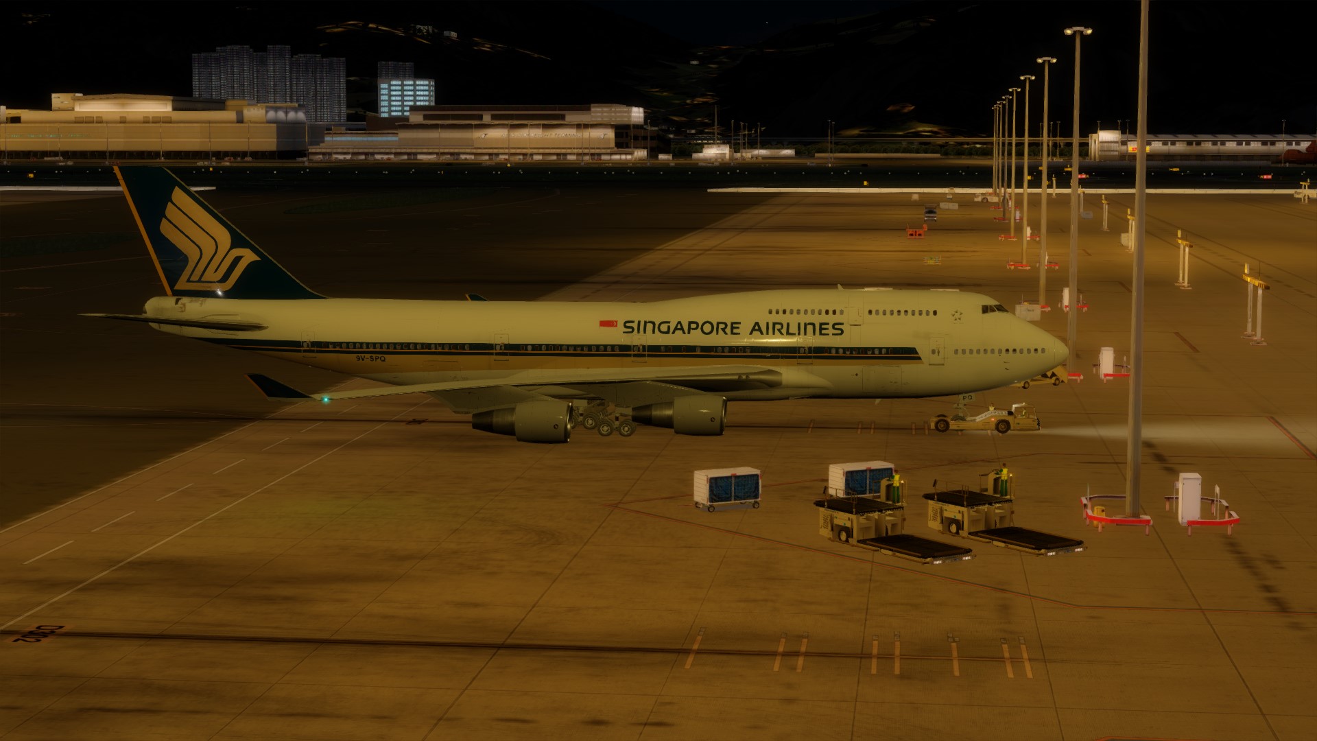 新航744 VHHH-VHHX调机飞行-9150 