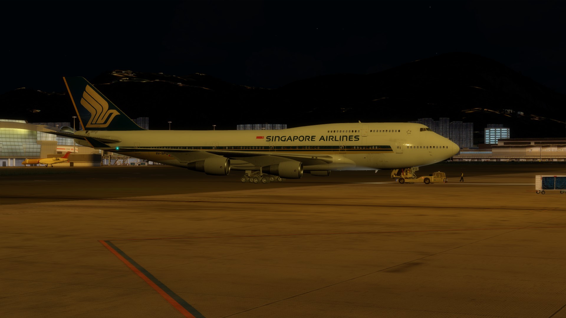 新航744 VHHH-VHHX调机飞行-5080 