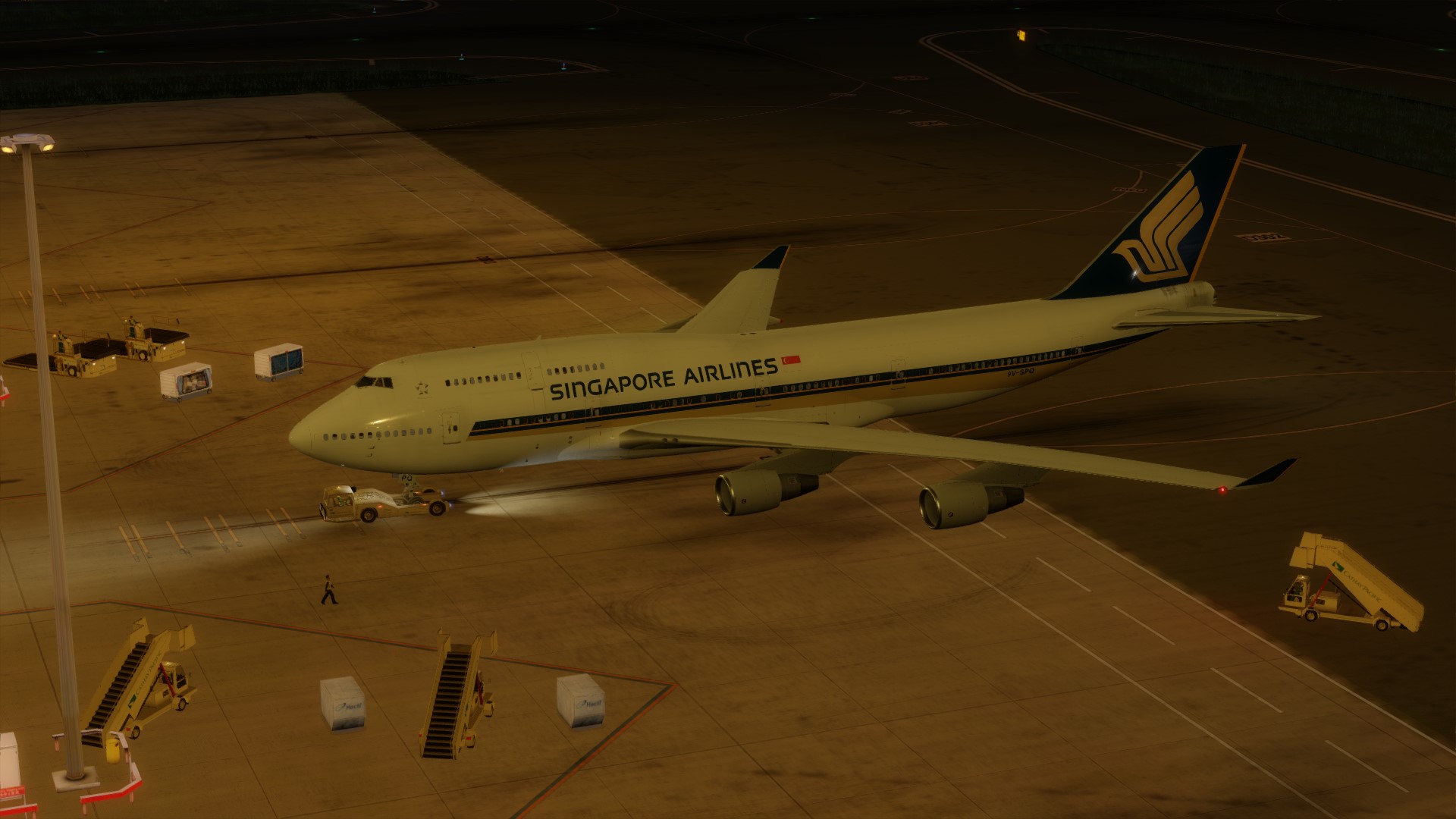 新航744 VHHH-VHHX调机飞行-2811 