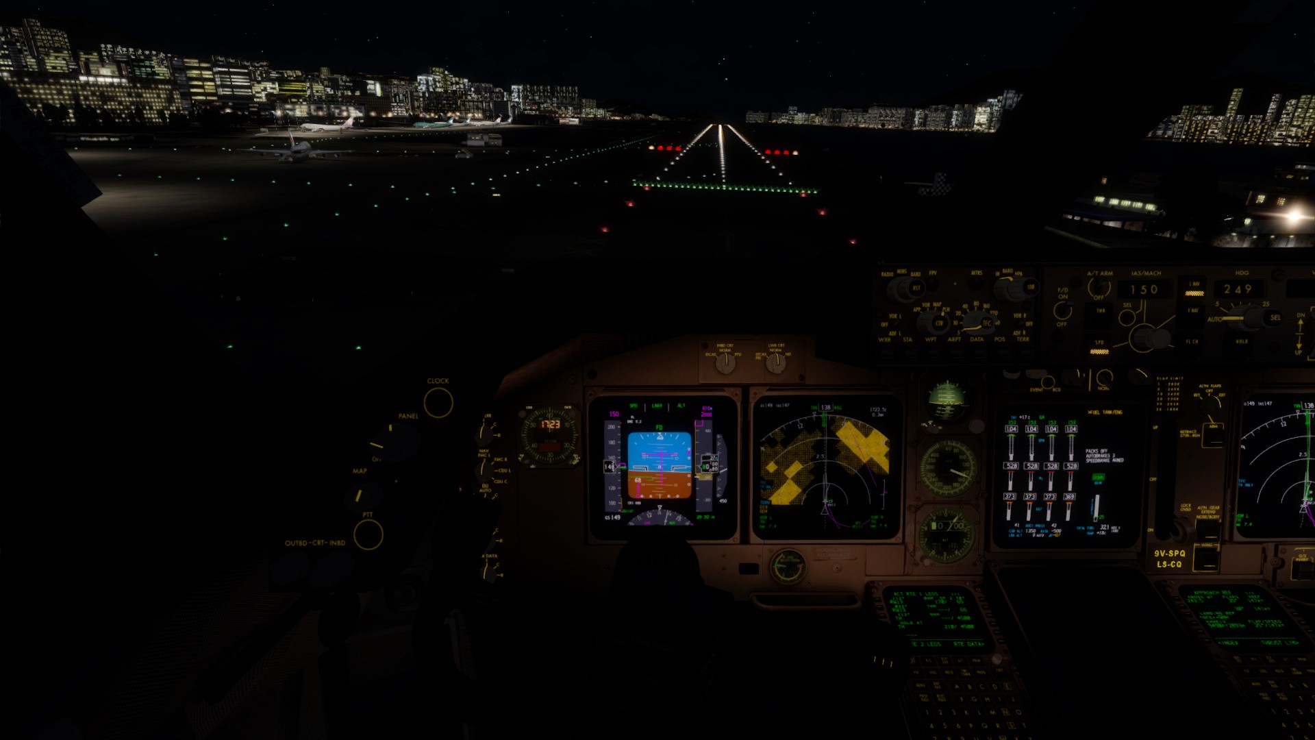 新航744 VHHH-VHHX调机飞行-3118 