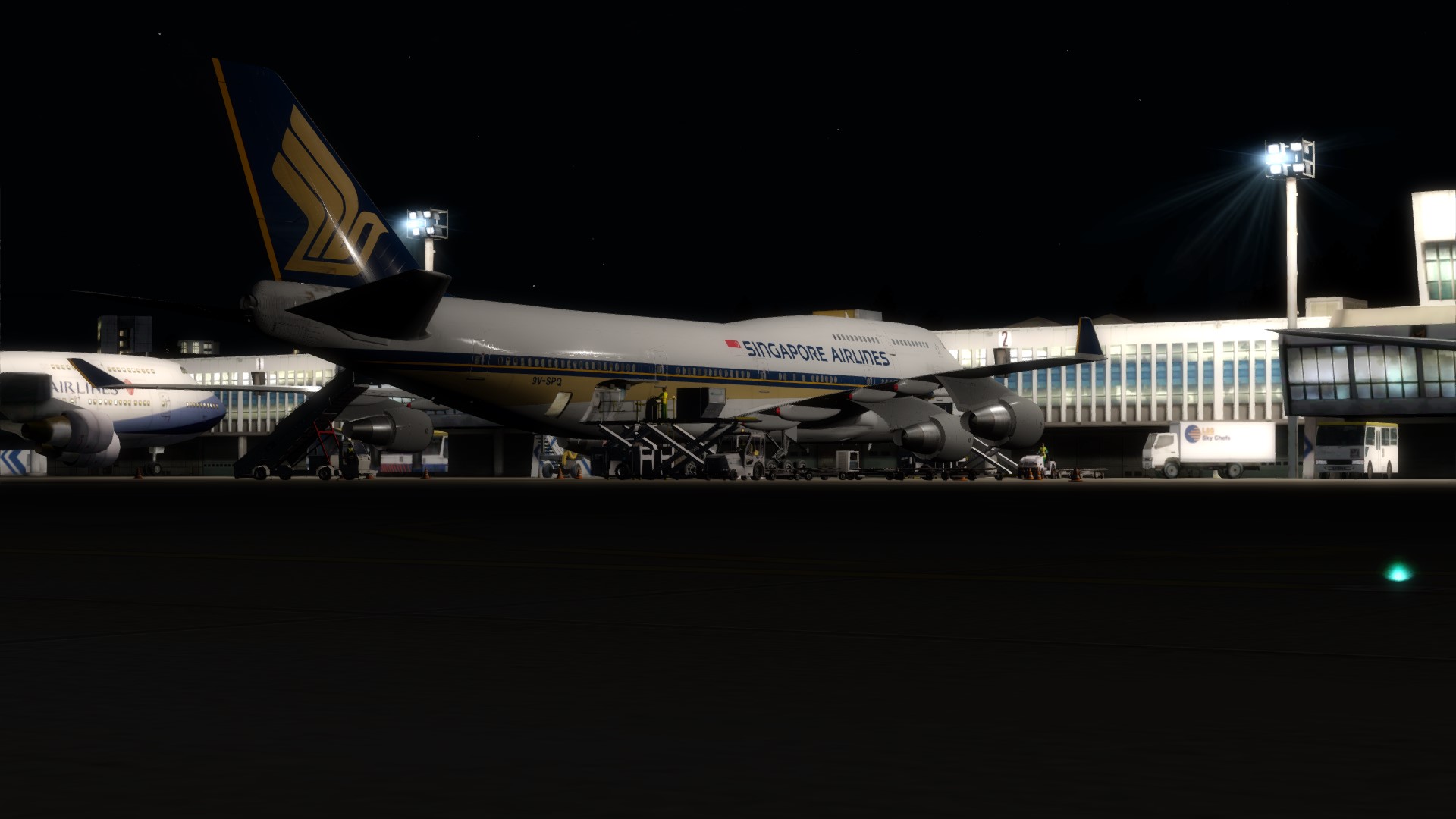 新航744 VHHH-VHHX调机飞行-7317 