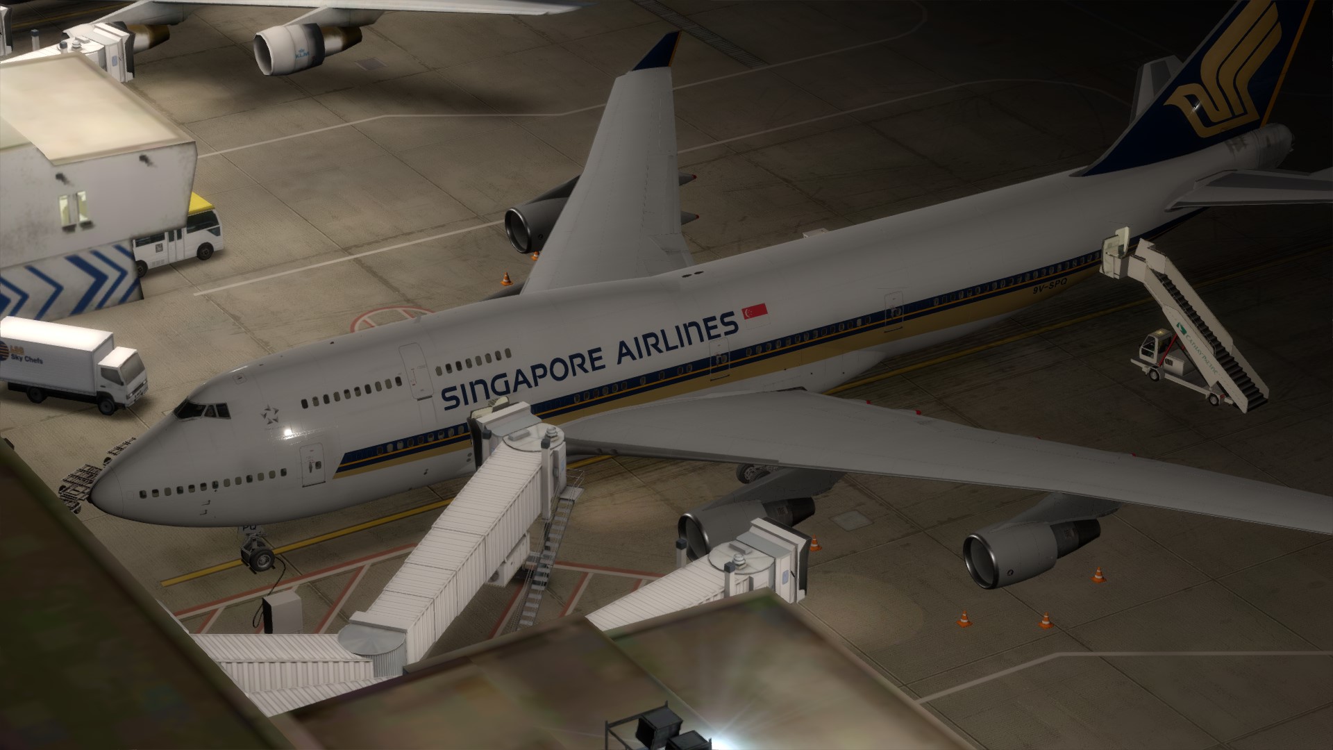 新航744 VHHH-VHHX调机飞行-6563 