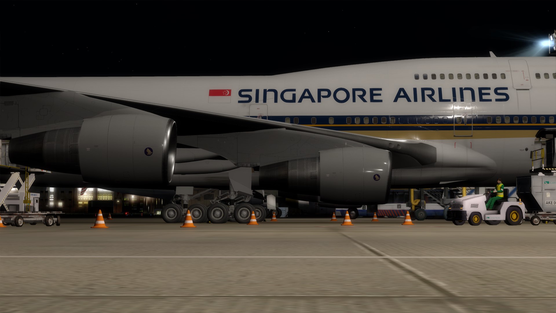 新航744 VHHH-VHHX调机飞行-4266 