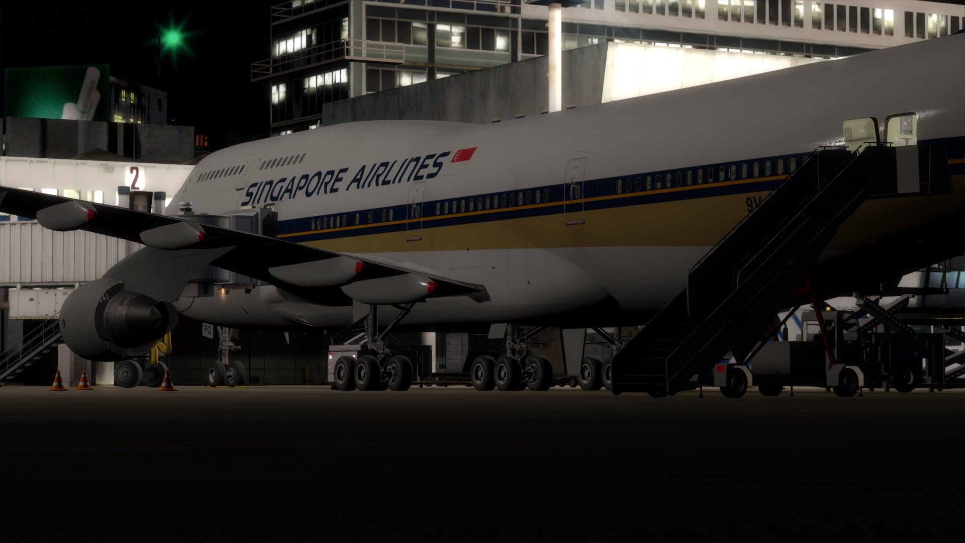 新航744 VHHH-VHHX调机飞行-9648 