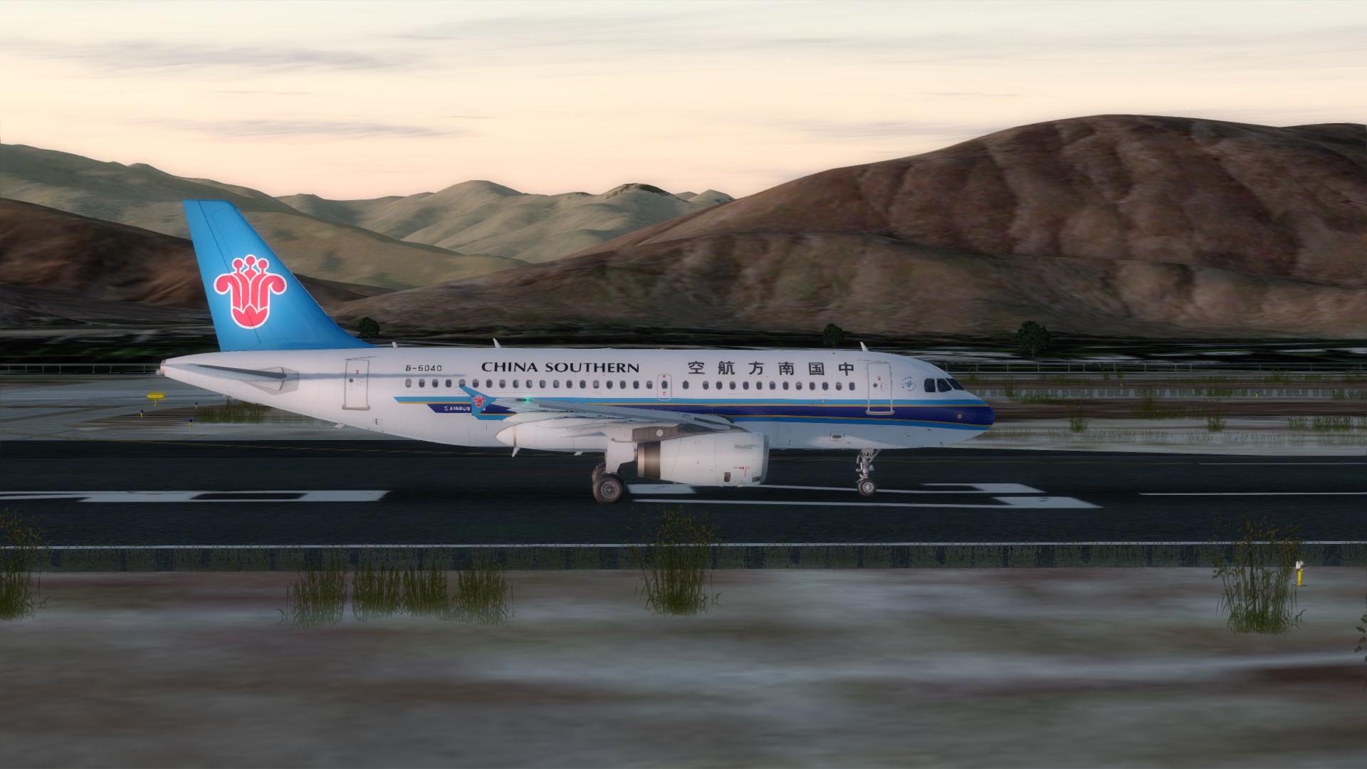 A319拉萨起飞-5136 