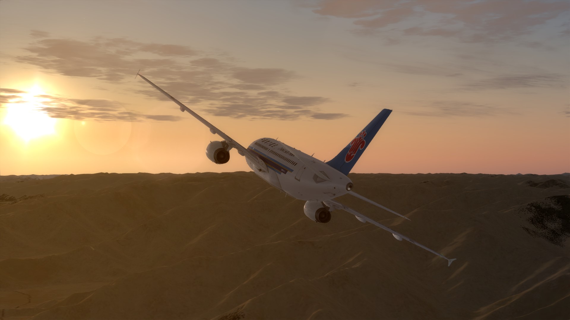 A319拉萨起飞-9719 