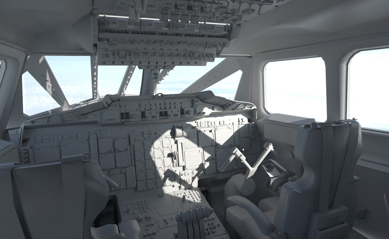 Aeroplane Heaven Concorde 驾驶舱-6558 