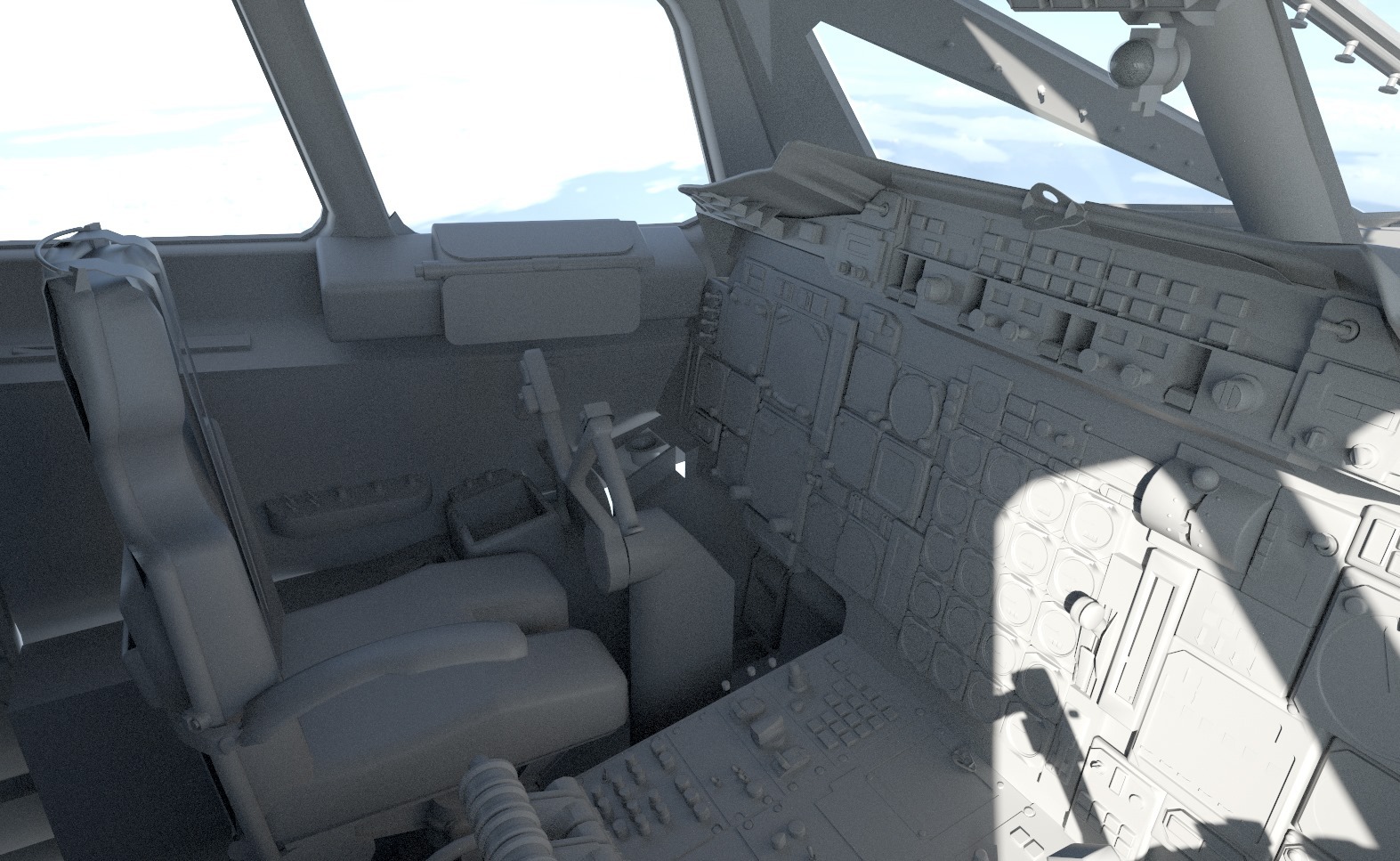 Aeroplane Heaven Concorde 驾驶舱-2558 