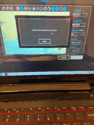 p3d Map 重新定位无法点击ok健-3232 