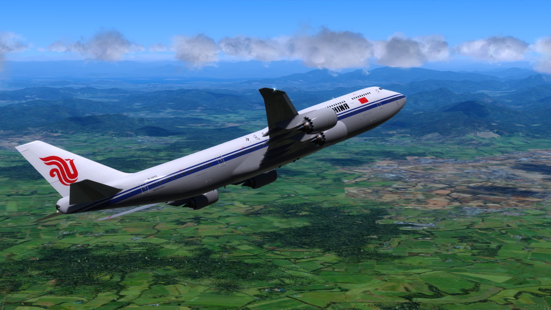 好久没飞远程了，CA981飞一波-2406 