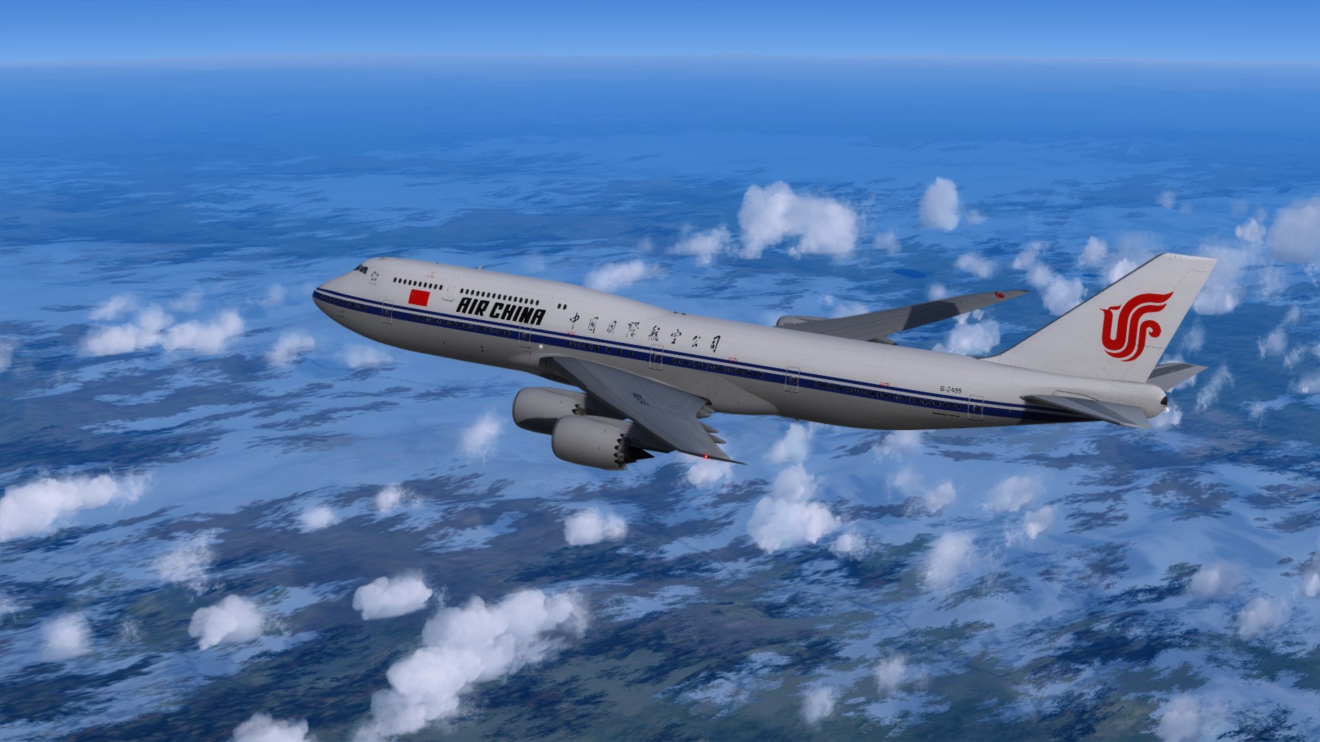 好久没飞远程了，CA981飞一波-7466 