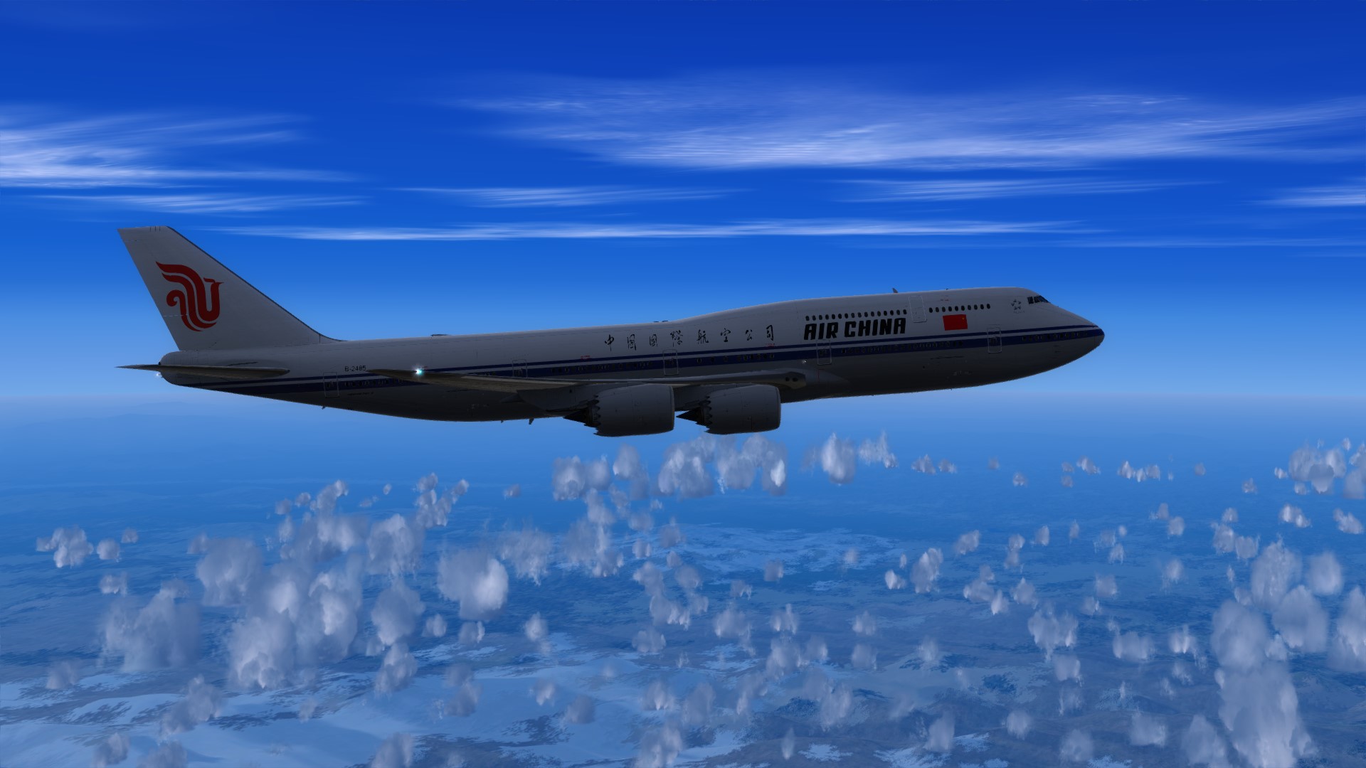 好久没飞远程了，CA981飞一波-6566 