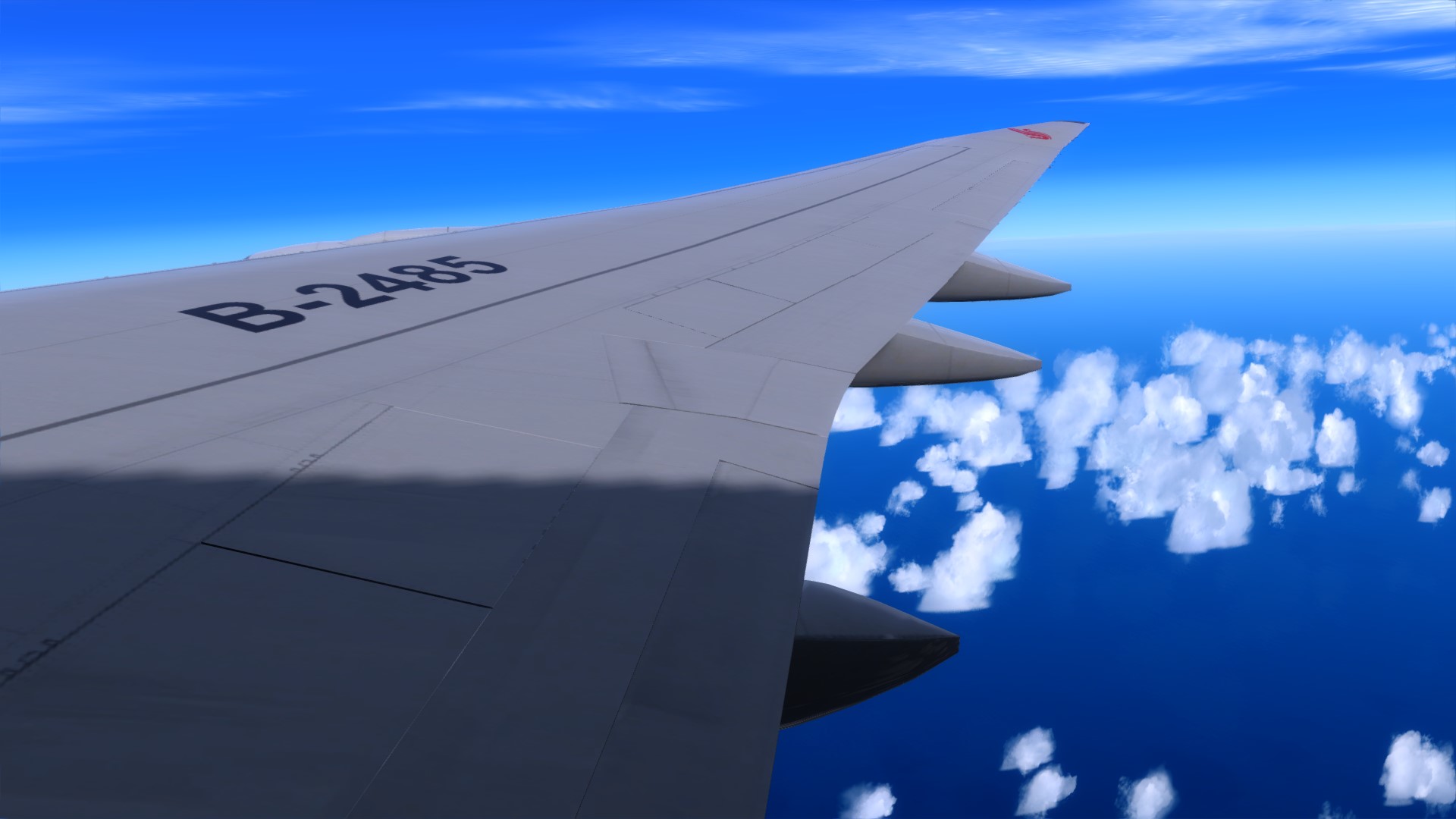 好久没飞远程了，CA981飞一波-7428 