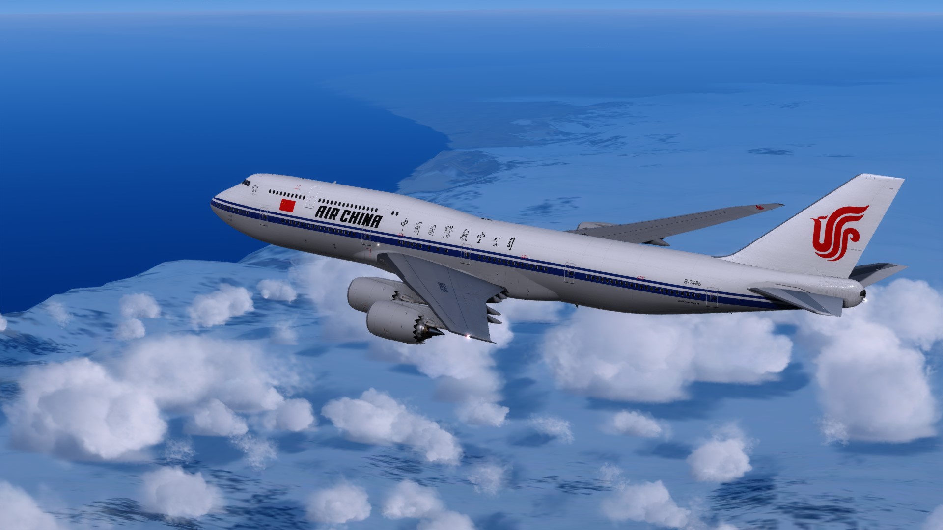 好久没飞远程了，CA981飞一波-8819 