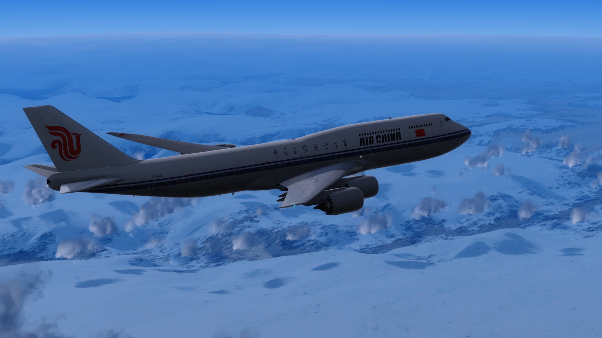 好久没飞远程了，CA981飞一波-374 