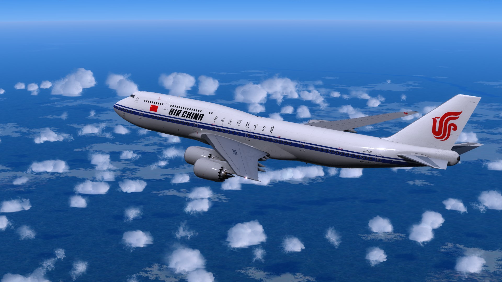 好久没飞远程了，CA981飞一波-8414 