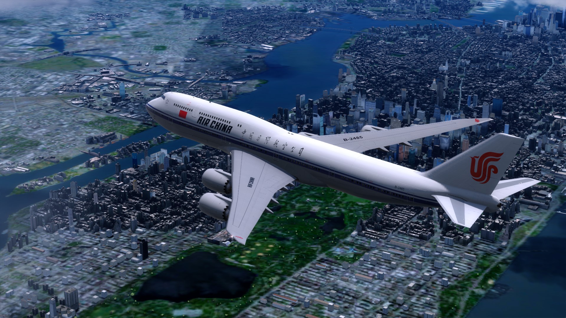 好久没飞远程了，CA981飞一波-8291 