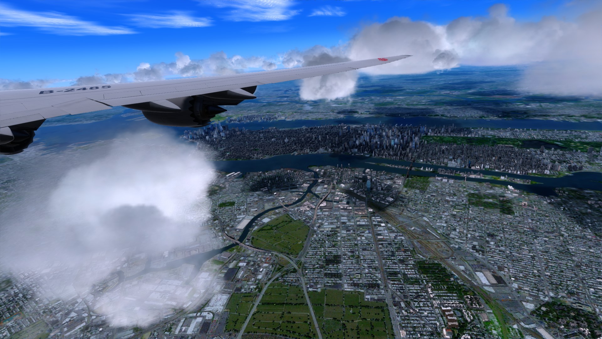 好久没飞远程了，CA981飞一波-6644 