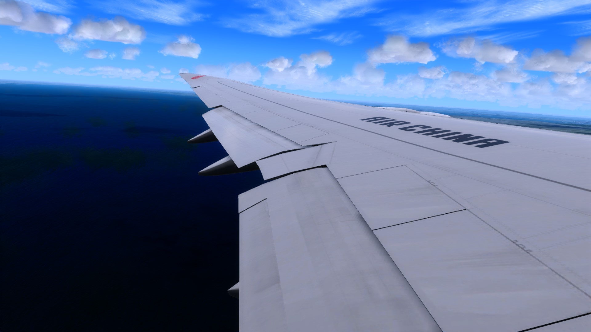 好久没飞远程了，CA981飞一波-5354 