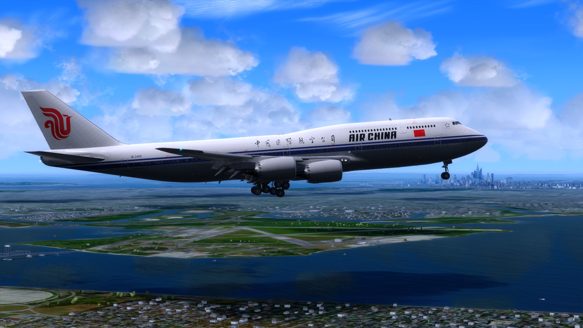 好久没飞远程了，CA981飞一波-6125 