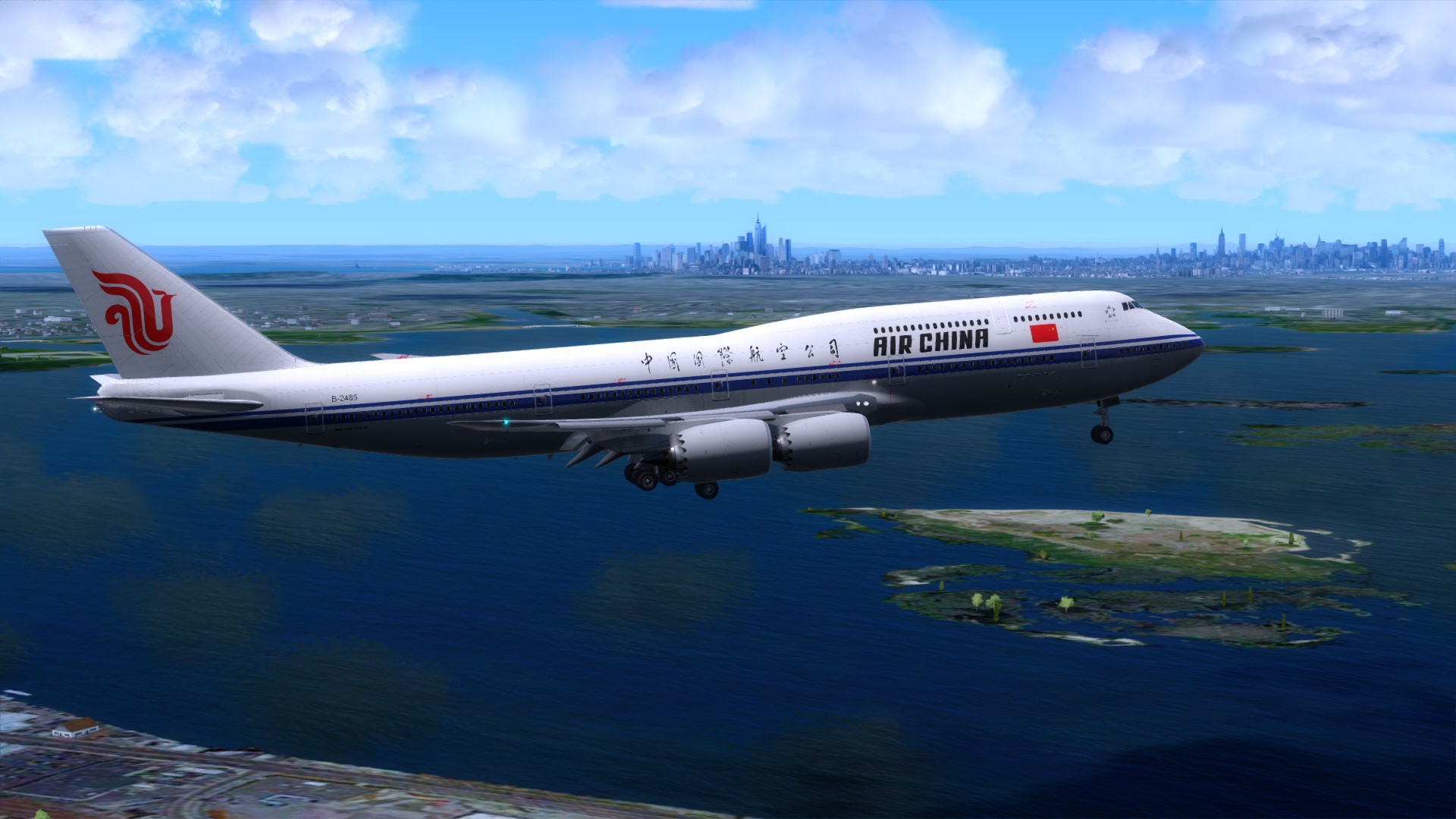 好久没飞远程了，CA981飞一波-3001 