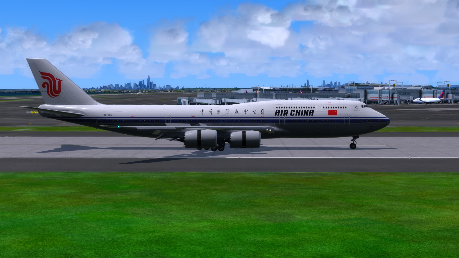 好久没飞远程了，CA981飞一波-9848 