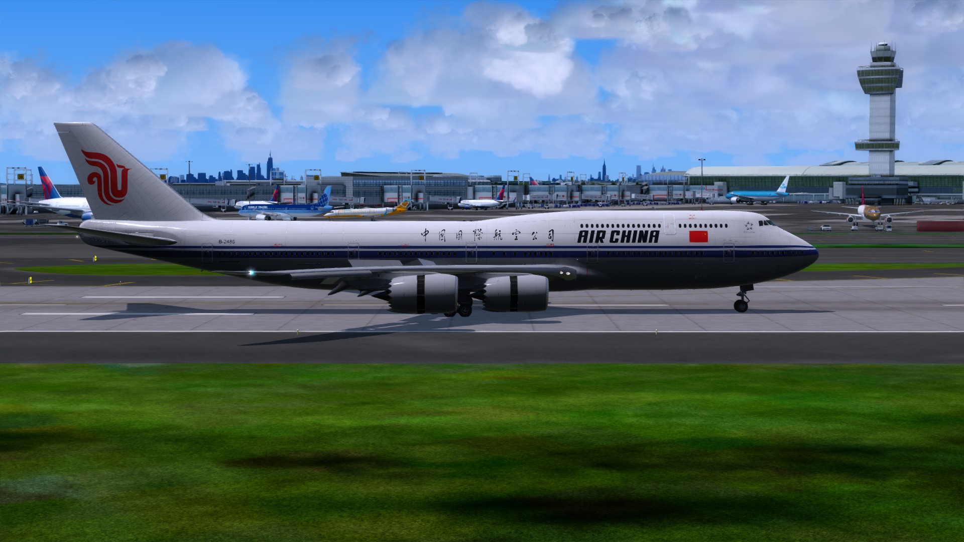 好久没飞远程了，CA981飞一波-8104 