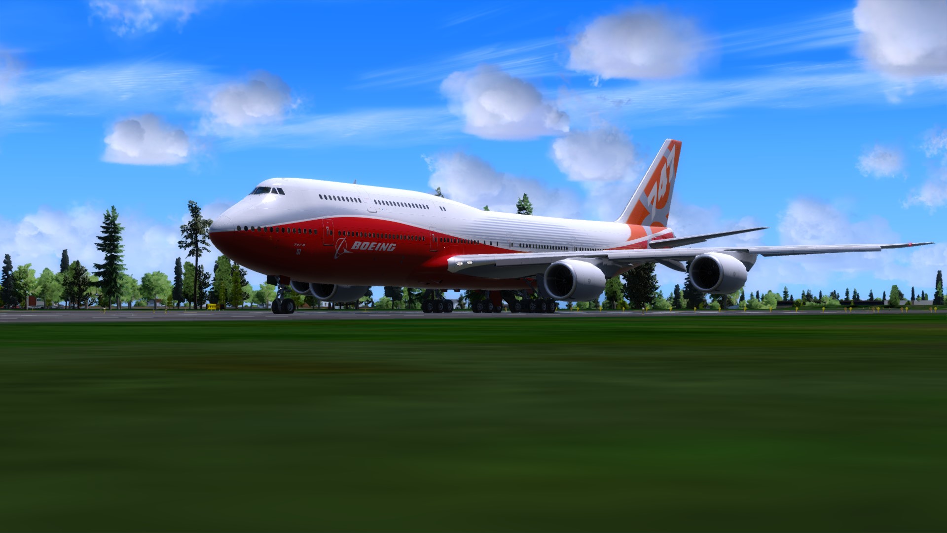 入正了PMDG748-6134 