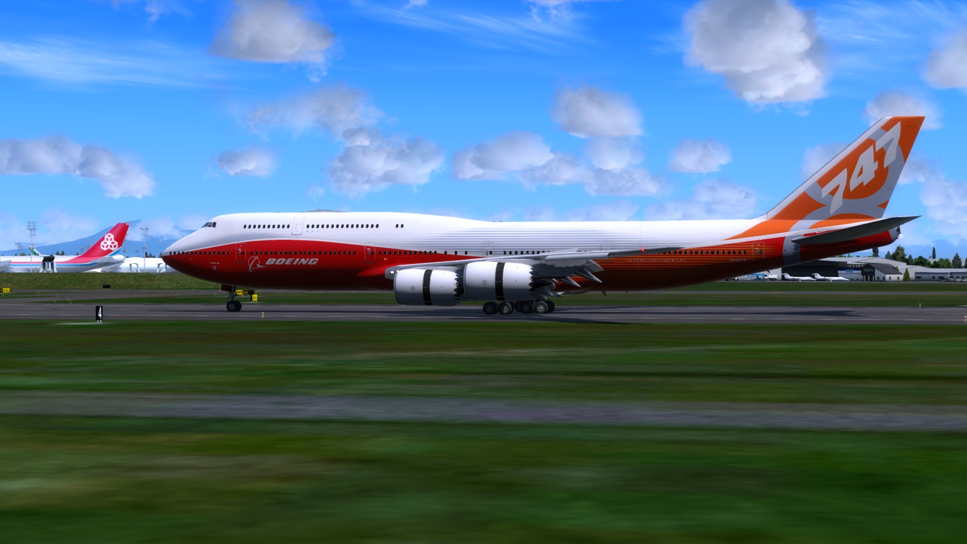 入正了PMDG748-7855 