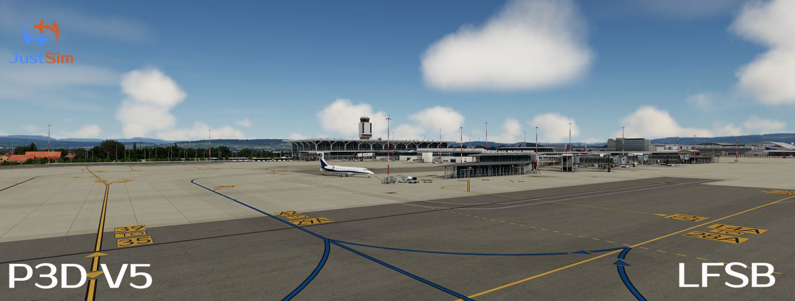 巴塞尔机场 P3D V5-6637 