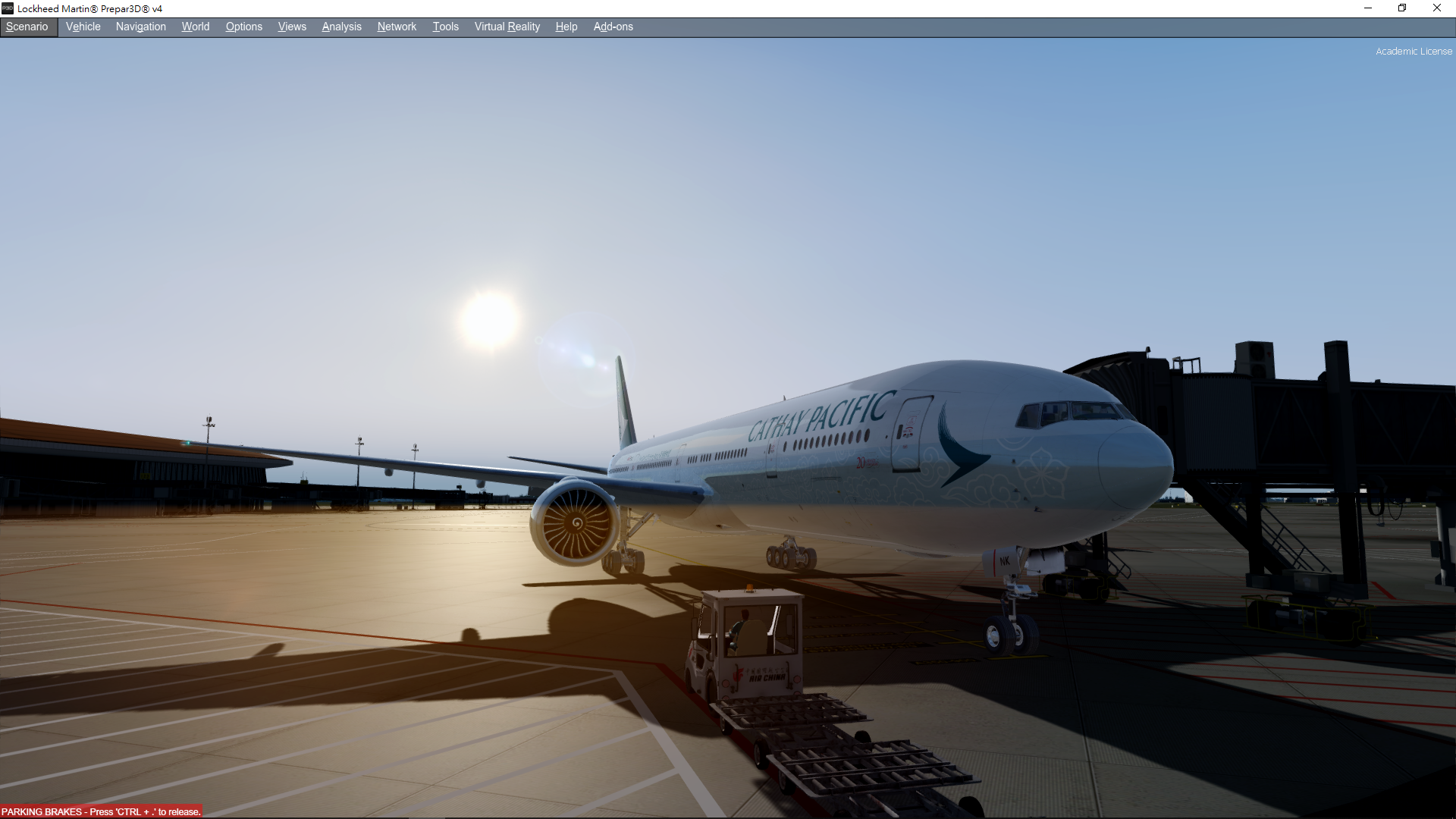 cathay pacific boeing 777-300er landing at buijing daxing international airport-6319 
